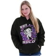 thumbnail image 3 of Kanji Style Betty Boop Be Bold Hoodie Sweatshirt Women Brisco Brands M, 3 of 4