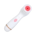 thumbnail image 1 of Vogacara Máquina de limpieza Facial de plástico para mujer, cepillo eléctrico de mano inalámbrico profesional de 500mAh y 3V con batería, Tratamientos faciales Rosado, 1 of 6