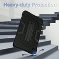 thumbnail image 5 of Étui Support pour Tablette pour Enfants Armor pour Samsung Galaxy Tab A9 Plus 11, Étui Support Antichute pour Samsung Galaxy Tab A9 8,7 Pouces 2023 Noir A9 8,7 Pouces, 5 of 5