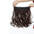 thumbnail image 2 of MesaSe Invisible Wire in Hair Extensions Miracle Secret Fish Line Silky Straight Synthetic Hairpieces, 2 of 5