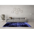 thumbnail image 3 of Ahgly Company Machine Washable Indoor Rectangle Abstract Blue Modern Area Rugs, 8' x 10', 3 of 4
