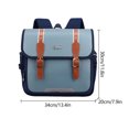 thumbnail image 3 of Bolso de estadio Mochila para estudiantes de PU de gran capacidad Durable para niños Impermeable Ligero Resistente a los arañazos Ocio diario, 3 of 6