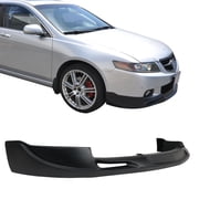 Ikon Motorsports Compatible with 04-05 Acura TSX MU Front Bumper Lip Spoiler Body Kits PU Polyurethane