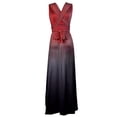 thumbnail image 4 of SWSMCLT Women's Maxi Long Transformer Convertible Dresses Homecoming Dress Wedding Evening Gown Multi Way Wrap Burgundy Medium, 4 of 4