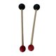 thumbnail image 5 of 2 piezas de mazos para cuencos tibetanos, de doble cabeza, multiusos, con agarre cómodo para percusión. redondo negro y rojo, 5 of 9