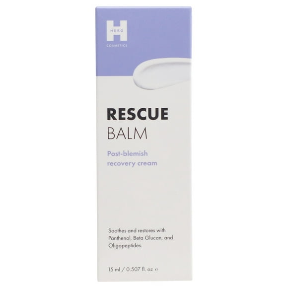 Hero Cosmetics - Rescue Balm Post-Blemish Recovery Cream - 0.51 fl. oz.
