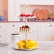 thumbnail image 5 of Marco De Plástico Soporte de 3 niveles para cupcakes, bandeja para postres, torre, 26x26x40 cm, plástico blanco, ideal para fiestas y eventos (1 unidad). Rkxzt, 5 of 8