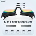 thumbnail image 4 of 2 Pack Swimming Goggles Anti-fog Anti-UV Silicone Swim Goggles Adult Women Men, 4 of 5
