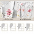 thumbnail image 3 of Spring Wildflowers Kitchen Window Curtains, Swag Curtains Valance for Bedroom Living Room Bathroom, Pastoral Rustic Farmhouse Botanical Rod Pocket Window Curtain Block Drapes 2 Panels 36"x36", 3 of 9