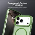 thumbnail image 5 of Magnetic for iPhone 11 Case, Wireless Charging Support, Military Grade Drop Protection, Non-Yellowing Slim Lightweight Shockproof Phone Case Cover for iPhone 11, Green, 5 of 7