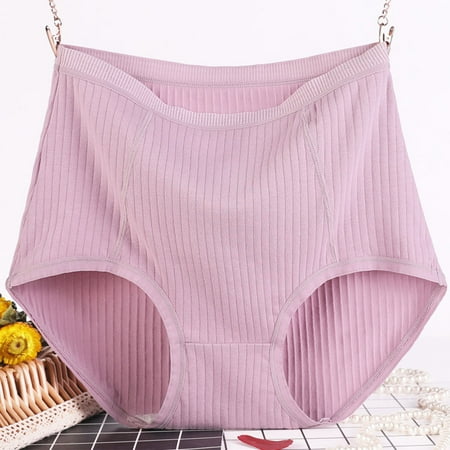 Hurry Up: Panty  Ropa Interior de Mujer  Women s High Waisted Soft Breathable Panties Stretch Briefs Seamless Ladies Briefs SOPATENOR Hot Pink 3XL