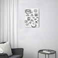 thumbnail image 3 of Stylish and Modern Aesthetic 12x16 Black and White Unframed Canvas Poster for Home Wall Décor, 3 of 7
