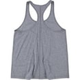 thumbnail image 2 of SOLFIRE Womens Jessica Heathered Racerback Tank Top, Grey, Large, 2 of 2