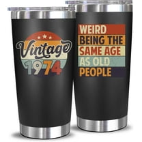 50th Birthday Gifts For Men Women - 1975 50th Birthday Decorations For Him Her - Present For Men Women Turning 50 Year Old Gifts For Mom, Dad, Wife, Husband - 20 Oz Tumbler