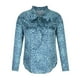 thumbnail image 4 of Top de manga larga con cordones y estampado suelto informal con cuello en V para primavera y otoño para mujer Pompotops  FGAJ14738, 4 of 8