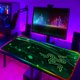 thumbnail image 1 of Alfombrilla de ratón Razer RGB grande para juegos de Anime, alfombrilla LED para ratón, accesorios para jugadores, alfombrilla de escritorio para PC con mesa LOL retroiluminada LIUWENJING unisex, 1 of 2