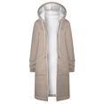 thumbnail image 5 of Puntoco Chaqueta De Mujer Chaqueta De Mujer Engrosamiento Y Lana E Invierno Casual Cremallera Manga Larga Bolsillo Con Capucha Suéter Largo Liquidación De Navidad Puntoco Puntoco-4396, 5 of 5