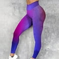thumbnail image 2 of Uaswgudfs Women's Athletic Yoga Pants with 4-Way Stretch – form-Fitting Workout Leggings for Yoga & Training Purple S, 2 of 4
