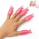 thumbnail image 1 of 10 piezas de plástico acrílico Nail Art Soak Off Cap Clip UV Gel removedor de esmalte herramienta de envoltura Zhivalor  HMHZ106-1, 1 of 5