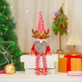 thumbnail image 6 of VOTRUDI Red Plush Antlers Rudolph,Christmas Ornaments Clearance,Long Legs Faceless Doll,Christmas Indoor Decor for Room Office Tabletop,Red, 6 of 6