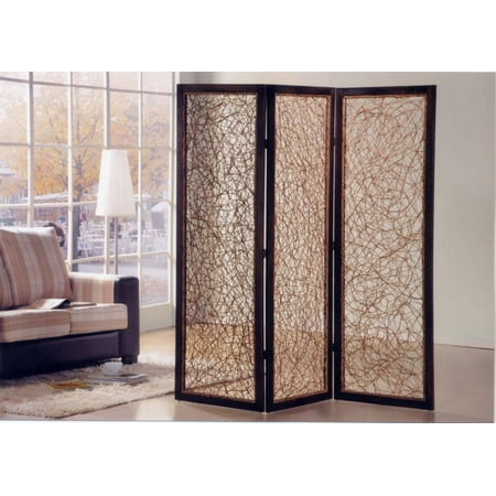 UPC 718122000241 product image for Screen Gems Kawaii Natural Rattan Room Divider in Cappuccino Finish | upcitemdb.com