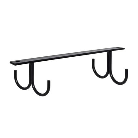 Under Cabinet Mug Hanger,Black Cabinet Hook Mug Holder,Hanging Coffee Cup Rack for Kitchen,Simple Coffee Mug Organizer