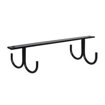 Under Cabinet Mug Hanger,Black Cabinet Hook Mug Holder,Hanging Coffee Cup Rack for Kitchen,Simple Coffee Mug Organizer