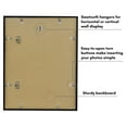 thumbnail image 6 of Americanflat 16x20 Picture Frame with Polished Plexiglass with 11x14 Mat Display Photo Streamline - Black, 6 of 8
