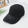 thumbnail image 2 of Solar Fan Cap with Removable Fan & USB Charging/Digital Display-Adjustable UPF 50+ Cooling Sun Hats for Outdoor,Beach,Sports, 2 of 3