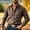 Coffee, variant on SGFCWSX Men's Flannel Shirt Plaid Long Sleeve Button Down Western Casual with Chest Pocket Shirts Coffee Size 4XL