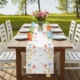 thumbnail image 4 of Table Runners 72 Inches Long Dress Scarves, Watercolor Wildflowers Farmhouse Kitchen Table Runner, Coffee Tablerunners, Farmhouse Botanical Floral Herbs 14x72 Inch, 4 of 9