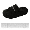 thumbnail image 2 of Zapatillas de casa de forro polar de peluche cómodas zapatillas de algodón para el hogar zapatillas de dormitorio para mujer, 2 of 8