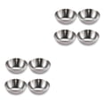 thumbnail image 4 of Toystoory 4 platos de acero inoxidable para salsa, de sushi, cuencos para sumergir Type1 NO1, 4 of 6