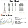 JGGSPWM Front Closure Bras for Ladies Bras Front Snaps Seniors Snap ...