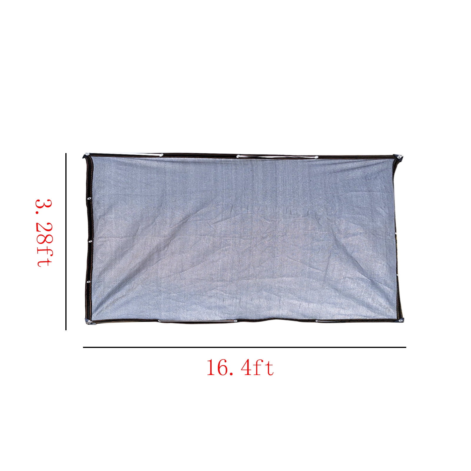 Summer Savings Clearance! Boovnll Sun Shades Outdoor Patio, 3.3x16.5Ft Rectangle Sand UV Block Sunshade Mesh Insulation Permeable Heavy Duty Shade Cloth for Outdoor Patio Yard Garden, Sun Shade