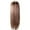 D, variant on Skpblutn Human Hair Wig Long Straight Brown Mixed Blonde Synthetic Wigs for Women Middle Part Highlights Headband Wigs D