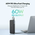 thumbnail image 2 of 60W Portable Charger, RAVPower 20000mAh Power Bank with 2-Port High-Speed PD Pioneer for MacBook, iPhone 14, 2 of 8