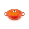 thumbnail image 1 of Le Creuset Enameled Cast Iron Signature Braiser, 3.5 qt., Flame, 1 of 4