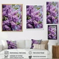 thumbnail image 4 of Designart "Dream Of Lilacs In Minimalism" Lilacs Canvas Wall Art, 4 of 7