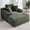 Green, variant on Homefun 67" Chaise Lounge Chair Armrest Indoor Corduroy Oversize Sleeper Sofa for Living Room Three Pillows No Assembly,Green