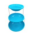 thumbnail image 2 of Qiopertar Clearance Home Decor Kitchen Essential Three-layer Folding Fruit Snack Plates Three-layer Snack Box Folding Fruit Plates Vegetable Storage Bowl under $2 Saving Up To 99% Off, 2 of 8