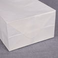 thumbnail image 2 of LOLIPPYY 50Pcs White Food Paper Bags Square Bottom Oil Proof Paper for Fast Food, 2 of 7