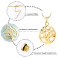 thumbnail image 4 of Stainless Steel Tree of Life Cremation Urn Pendant Memory Necklace for Cremation Ashes Keepsake Memorial Jewelry, 4 of 6