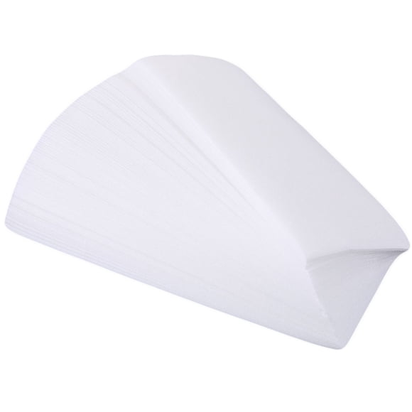 200 tiras de papel de cera no tejido para depilación facial y corporal