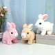 thumbnail image 4 of Ounissouiy Muñeco de juguete con relleno electrónico para regalo, adorno decorativo para dormitorio, cojín, muñecas de simulación, Animales de peluche y juguetes de peluche Gris, 4 of 6