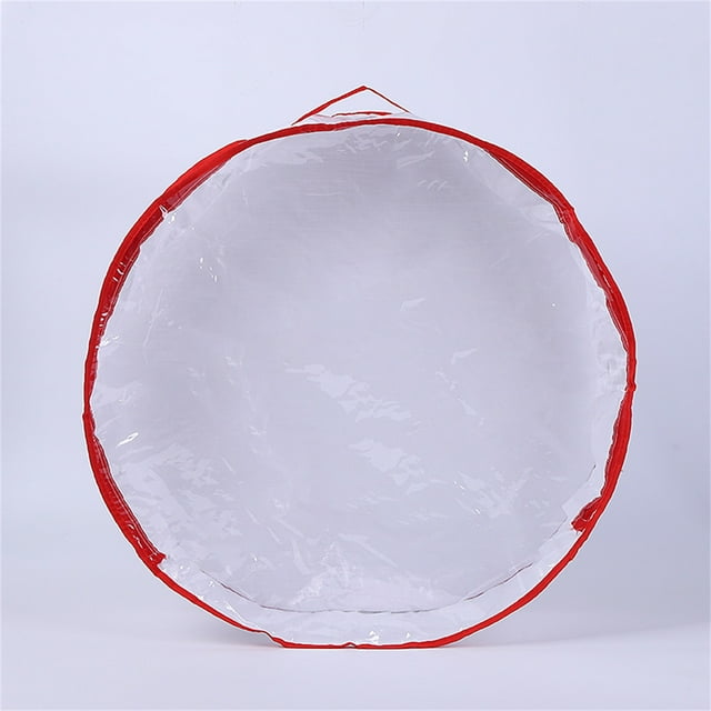 WIFKLSIIPG Sac de Rangement pour Couronne de Noël pour 36 (Blanc)