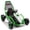 Green, variant on Xuanlur 24V 8.5 MPH Electric Go Kart for Kids w/ Front EVA Wheel, 400W Powerful Drift Kart w/Metal Frame, Music & Strobe Lights, Suspension, 2 Speed, 5 Point Harness, Crazy Cart for Kids 6+, Red