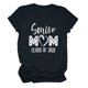 thumbnail image 1 of Gibobby Blusa Casual de Mujer Blusa clásica cómoda manga corta con estampado palabras ultrasuaves y cuello redondo informal para mujer para(Negro,CH), 1 of 3