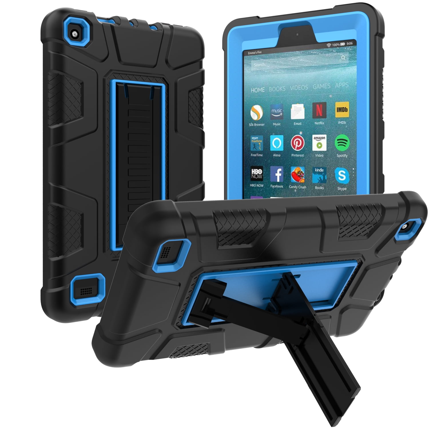 Allytech Shockproof Case for Amazon 7 Inch Tablet Fire 7 2019 9th