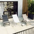 thumbnail image 3 of Silla Camastro Plegable Recinable y Portatil para Jardín Playa Alberca NATERIAL  CRUZ, 3 of 10